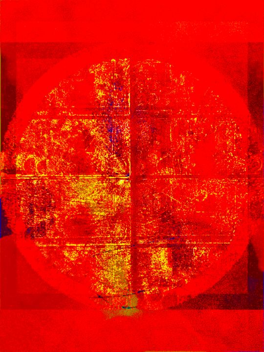 Arts numériques intitulée "Rojo" par Kirlian, Œuvre d'art originale, Travail numérique 2D