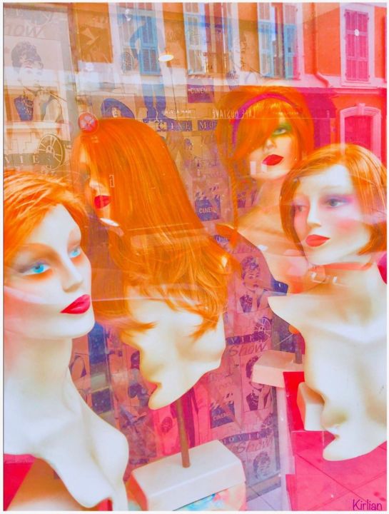 Photographie intitulée "Mannequins" par Kirlian, Œuvre d'art originale, Photographie numérique