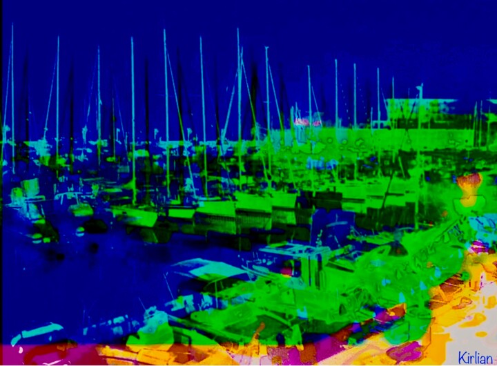 Photography titled "Le Port" by Kirlian, Original Artwork, Non Manipulated Photography