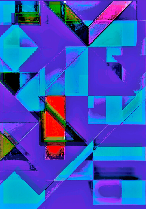 Arts numériques intitulée "Songe Effusionniste…" par Kirlian, Œuvre d'art originale, Peinture numérique