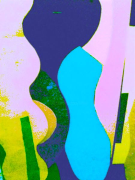 Arts numériques intitulée "Muziciel Rose" par Kirlian, Œuvre d'art originale, Peinture numérique