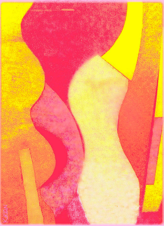 Digital Arts titled "Musika" by Kirlian, Original Artwork, Digital Painting