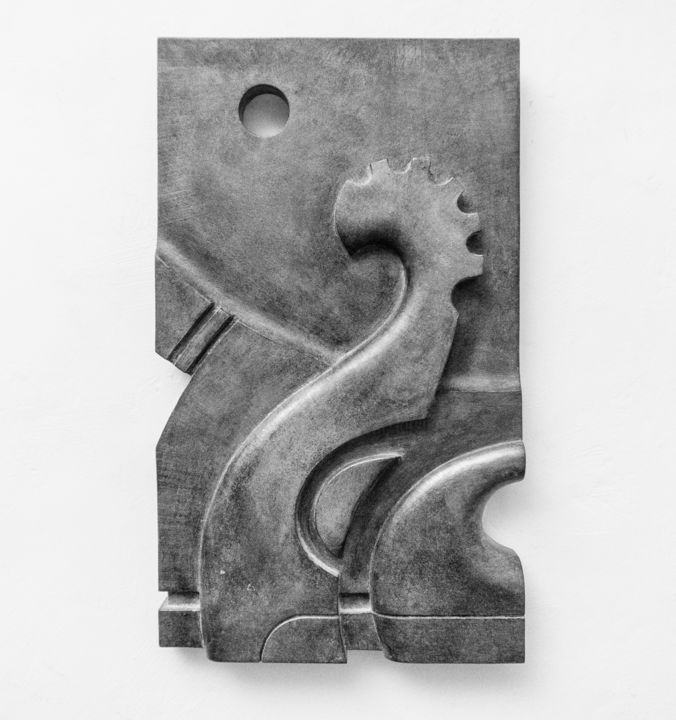 Sculptuur getiteld "Moonrise" door Alexei Kirshin, Origineel Kunstwerk, Gietwerk