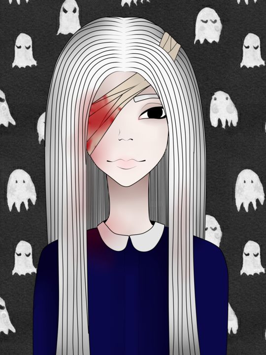 Drawing titled "Boo" by Kise Ryouta, Original Artwork, Digital Photography