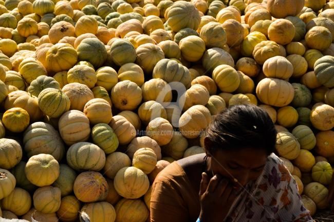 Fotografia intitolato "Market" da Kishore Singh, Opera d'arte originale