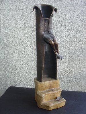 Sculpture titled "zauroczenie" by Krzysztof Kizlich, Original Artwork