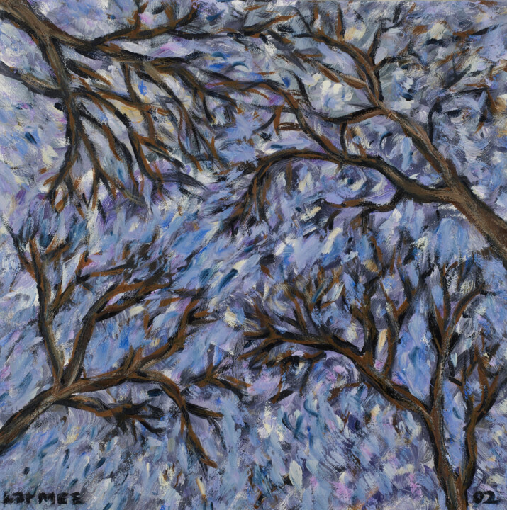 Painting titled "Kevin Larmee_Tree B…" by Kevin Larmee, Original Artwork, Oil