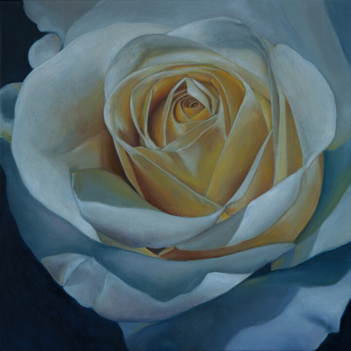 제목이 "Rose"인 미술작품 Klaus Keck로, 원작, 기름