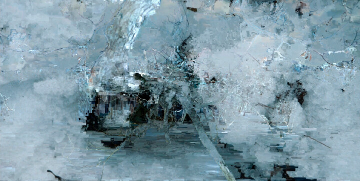 Digital Arts titled "Winterreise V" by Klaus Rudolph, Original Artwork, 2D Digital Work