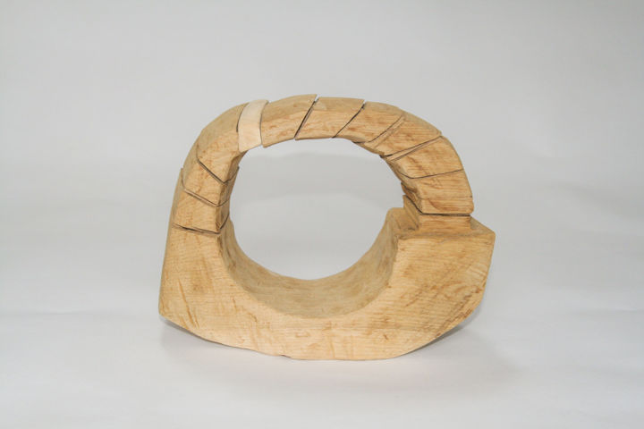 Sculpture titled "Untitled 7" by Klaus Schröder, Original Artwork, Wood