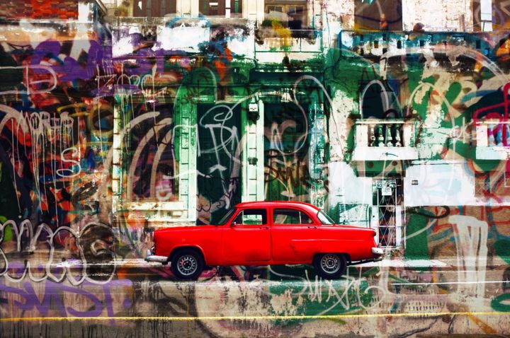 Digital Arts titled "Habana" by Klezmatik, Original Artwork, 2D Digital Work