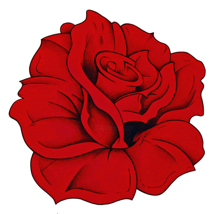 Fleur Dessin Couleur Rose Idée Dimage De Fleur