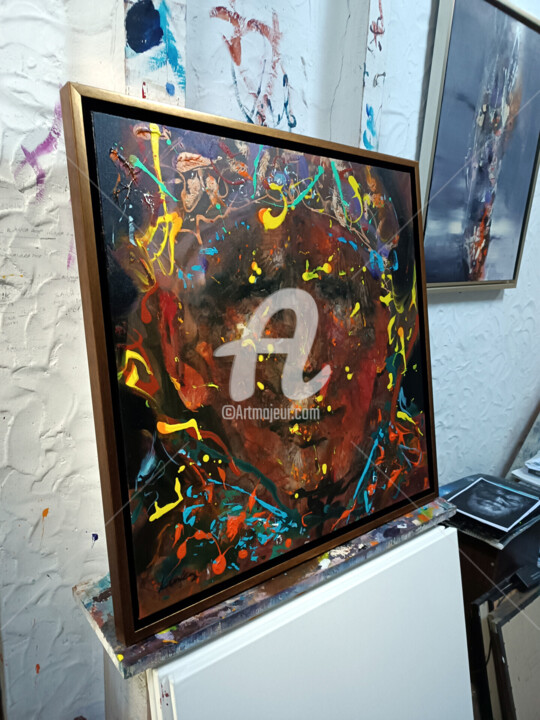Artwork is framed