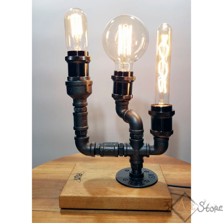 Design intitulée "ТХК - лампа настоль…" par Alexandra Knabengof, Œuvre d'art originale