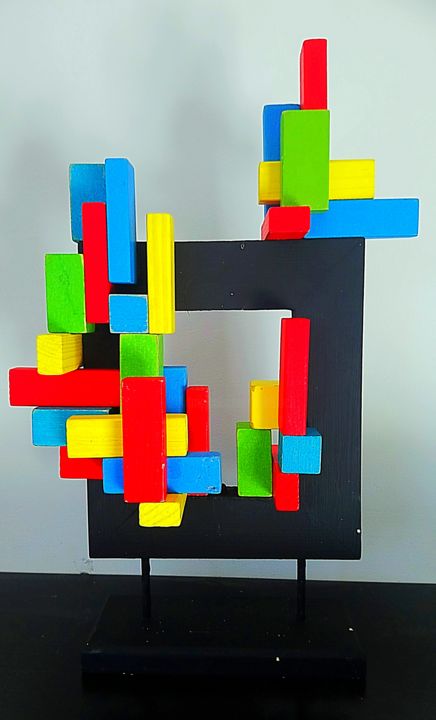 Sculpture intitulée "Réalisation Composi…" par Knobloch Six, Œuvre d'art originale