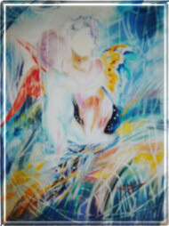 Peinture intitulée "Ange 6" par Koegler Maïka, Œuvre d'art originale