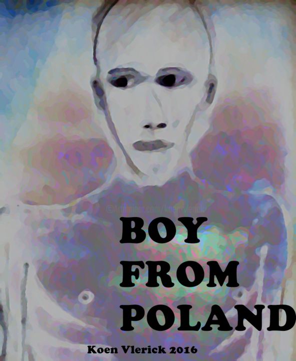 Digital Arts titled "BOY FROM POLAND 1" by Koen Vlerick, Original Artwork