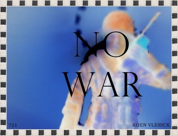 Digital Arts titled "NO WAR 721" by Koen Vlerick, Original Artwork