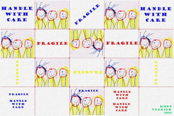 数字艺术 标题为“FRAGILE” 由Koen Vlerick, 原创艺术品, 2D数字工作