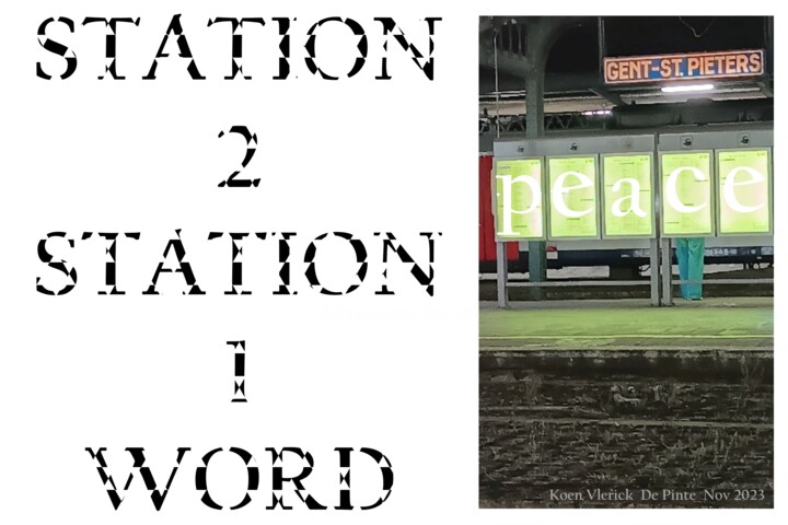 제목이 "STATION 2 STATION 1…"인 디지털 아트 Koen Vlerick로, 원작, 2D 디지털 작업