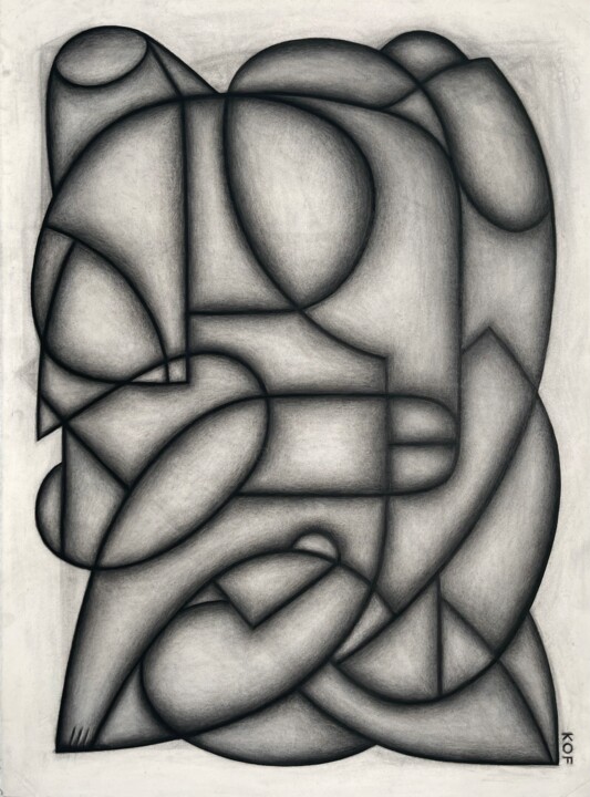 Drawing titled "Twilight (after the…" by Kerry O. Furlani, Original Artwork, Charcoal
