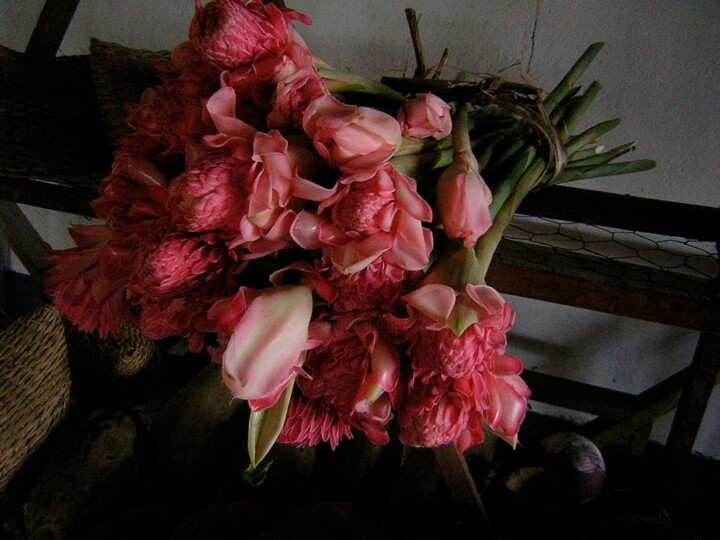 Fotografie getiteld "Fleurs de Sao Tomé" door Koki, Origineel Kunstwerk