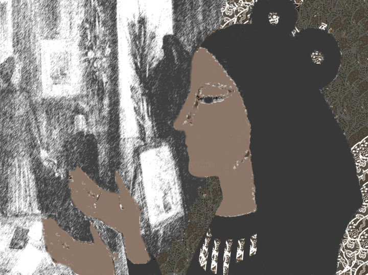 Цифровое искусство под названием "8-1.jpg серия "Женщ…" - Валентина Егоровна Пахомова, Подлинное произведение искусства