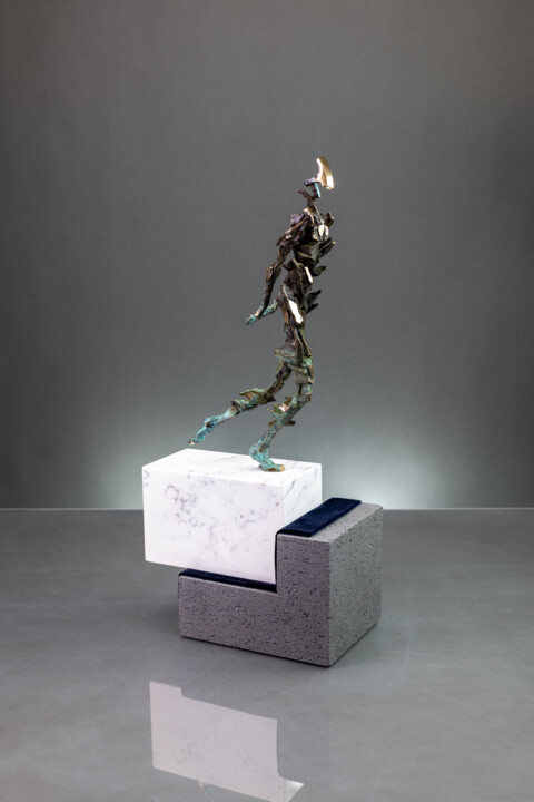 Rzeźba zatytułowany „ISET II” autorstwa Konrad Ziolkowski, Oryginalna praca, Brąz