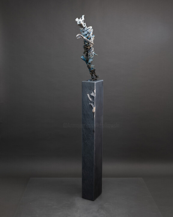 Sculpture titled "MARCED VIII" by Konrad Ziolkowski, Original Artwork, Bronze