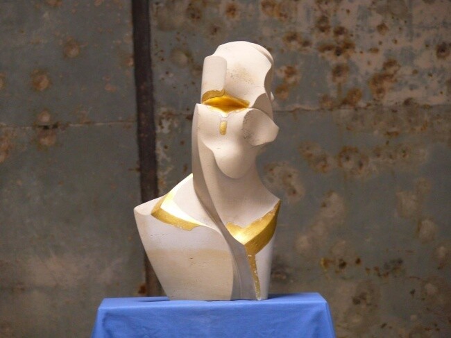 Sculpture intitulée "Balt" par Konrad Ziolkowski, Œuvre d'art originale, Pierre