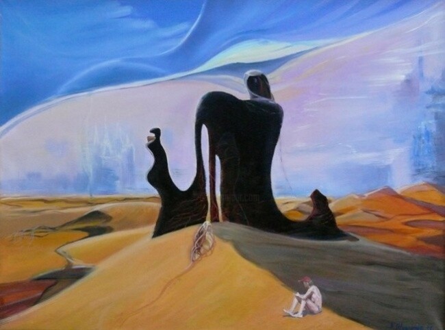 Картина под названием "Миражи" - Константин Шурпатов, Подлинное произведение искусства