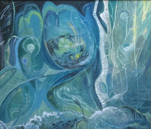 Картина под названием "погружение в простр…" - Константин Шурпатов, Подлинное произведение искусства