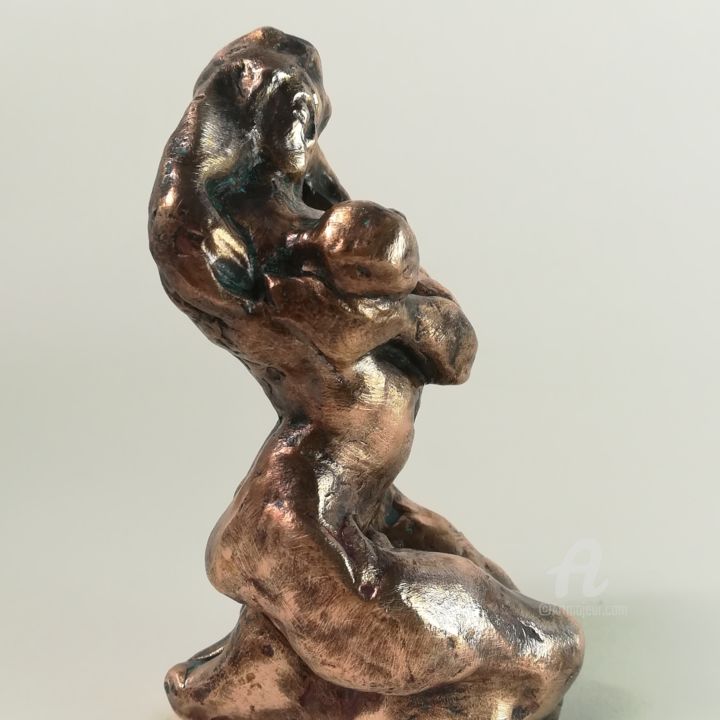 Sculpture intitulée "Love" par Alexandra Konstantinovna, Œuvre d'art originale, Bronze