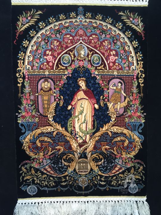 Handwerk mit dem Titel "Virgin Mary - Herek…" von Korhan, Original-Kunstwerk