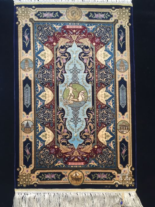 Ambacht getiteld "Byzas - Hereke Silk…" door Korhan, Origineel Kunstwerk