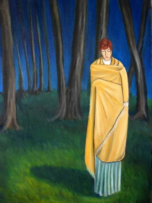 Painting titled "Shrouded" by Kori Klyman, Original Artwork