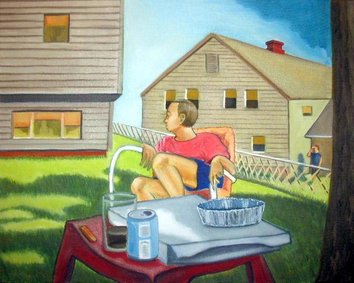 Painting titled "Chase" by Kori Klyman, Original Art,