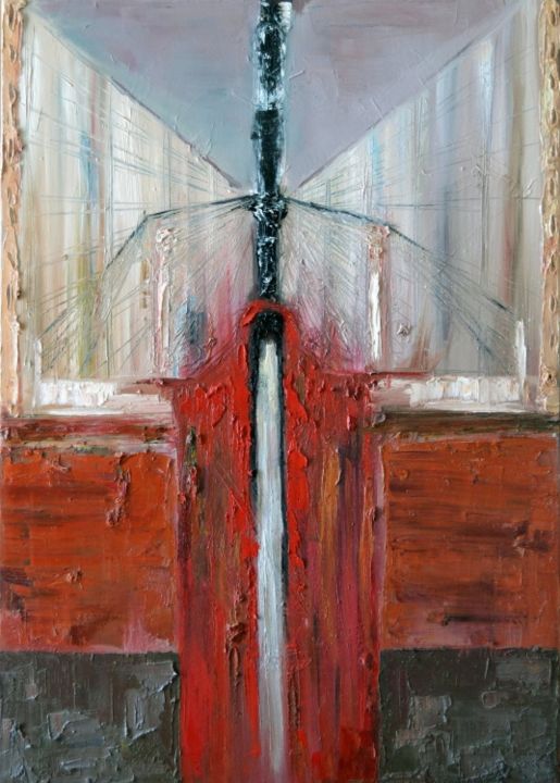 Painting titled "Dante (At the gates…" by Mihail Ivanov, Original Artwork