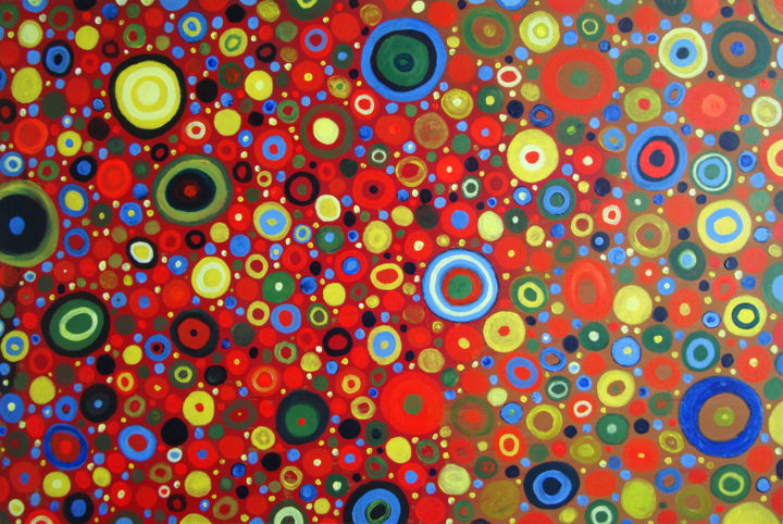 Pintura titulada "sangre" por Kosπ Bd, Obra de arte original, Acrílico