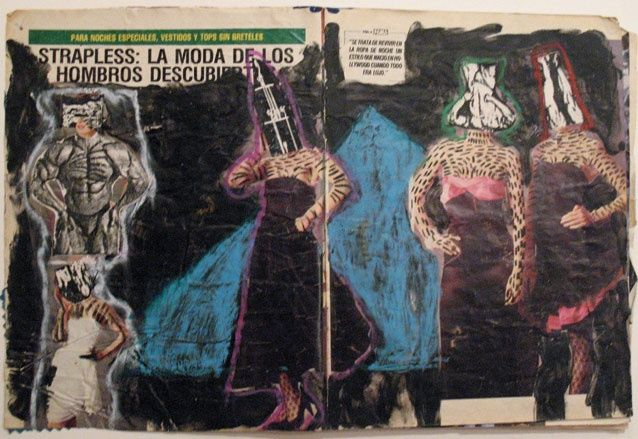 Peinture intitulée "La moda de los homb…" par Kardo Kosta, Œuvre d'art originale, Huile
