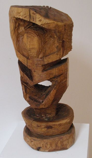 Skulptur mit dem Titel "Rako de Proteccion" von Kardo Kosta, Original-Kunstwerk, Öl