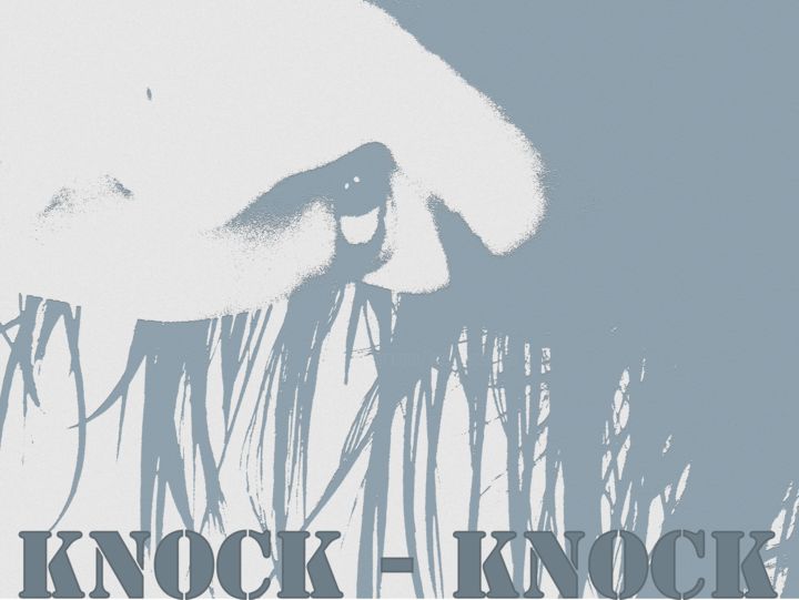 Arte digitale intitolato "Knock-Knock" da Oksana Kostyletskaya, Opera d'arte originale, Lavoro digitale 2D