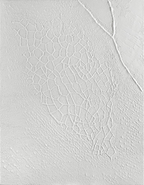 Pittura intitolato "White Desert.jpg" da Oksana Kostyletskaya, Opera d'arte originale, Acrilico
