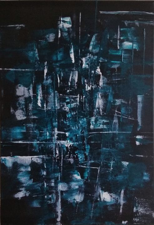 Painting titled "The centre of the s…" by Ádám Kószó, Original Artwork, Acrylic