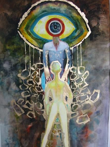 Schilderij getiteld "pardonne moi" door Antonina Atanassova, Origineel Kunstwerk, Anders