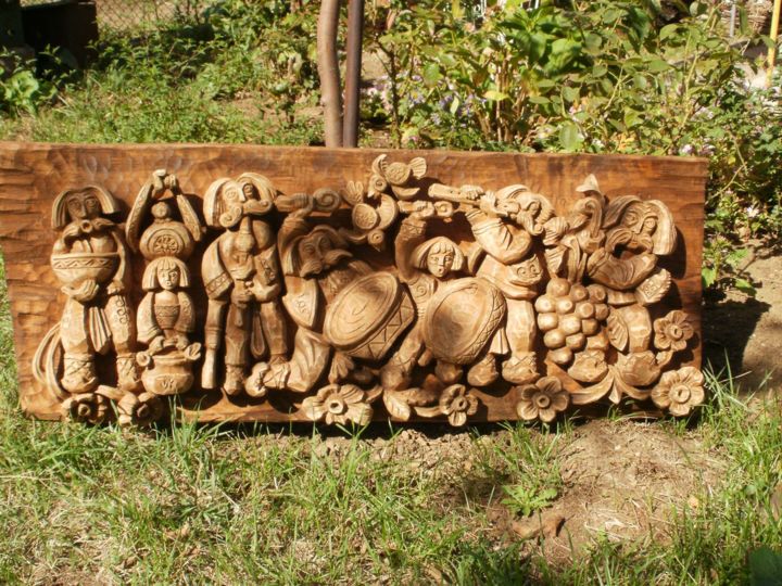 Sculpture titled "grape-collecting-1.…" by Koussevichkoussevich, Original Art,
