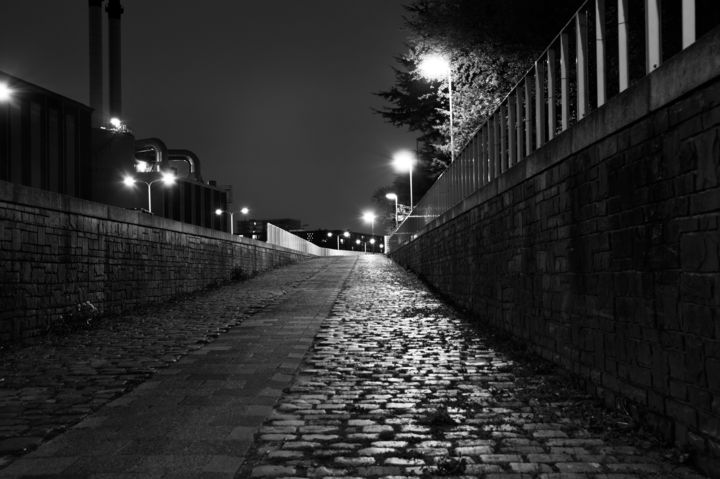 Photography titled "Street lights at ni…" by Wouter Kouwenberg, Original Artwork
