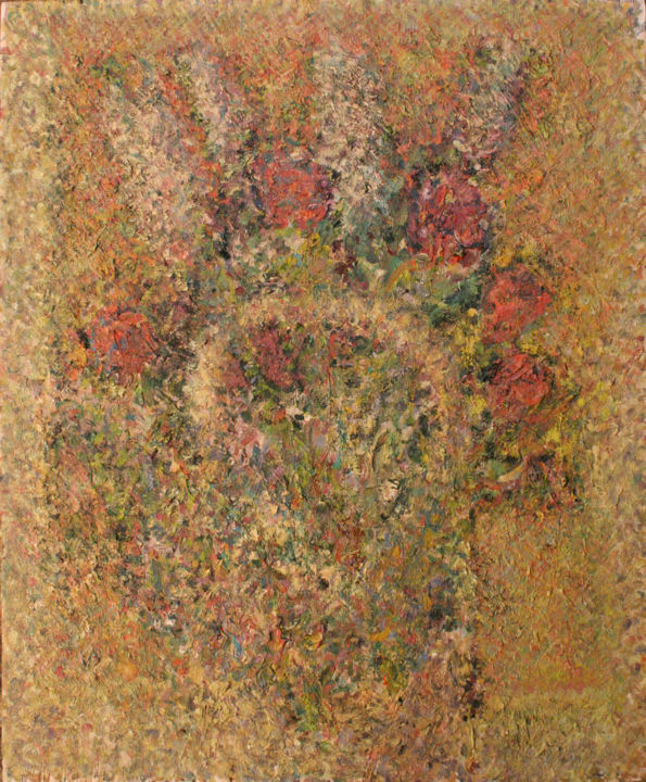 Pittura intitolato "Осеннее золото" da Dmitro Koval, Opera d'arte originale, Olio