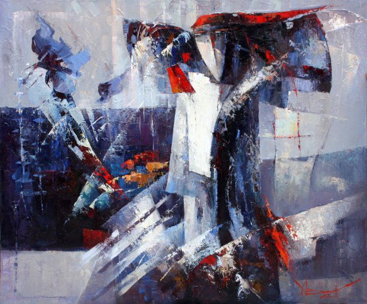 Картина под названием "In search of lyric…" - Валентина Козяр, Подлинное произведение искусства