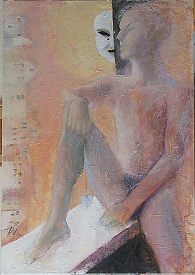 Painting titled "I loved Thee" by Kravitz, Original Artwork, Oil